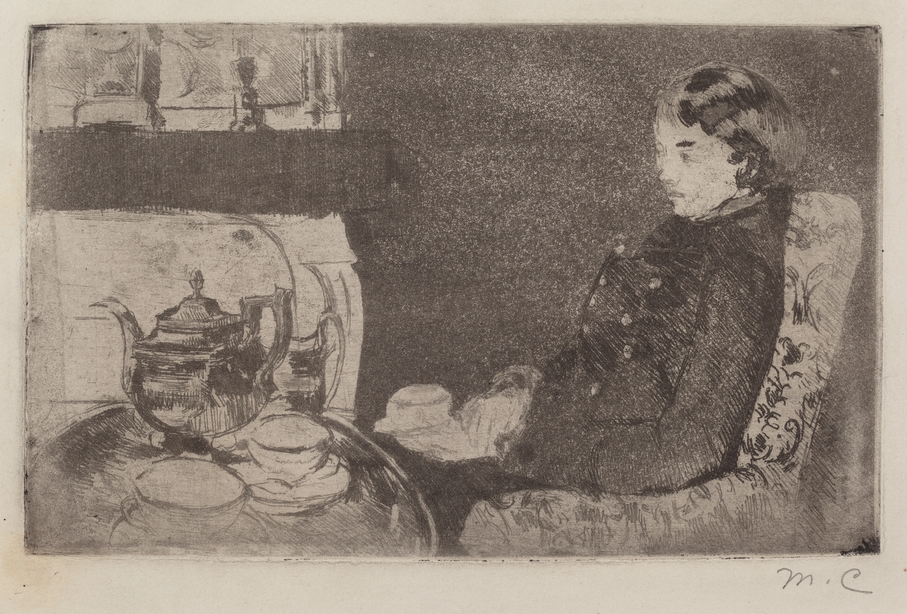 Lydia at Afternoon Tea, Mary Cassatt