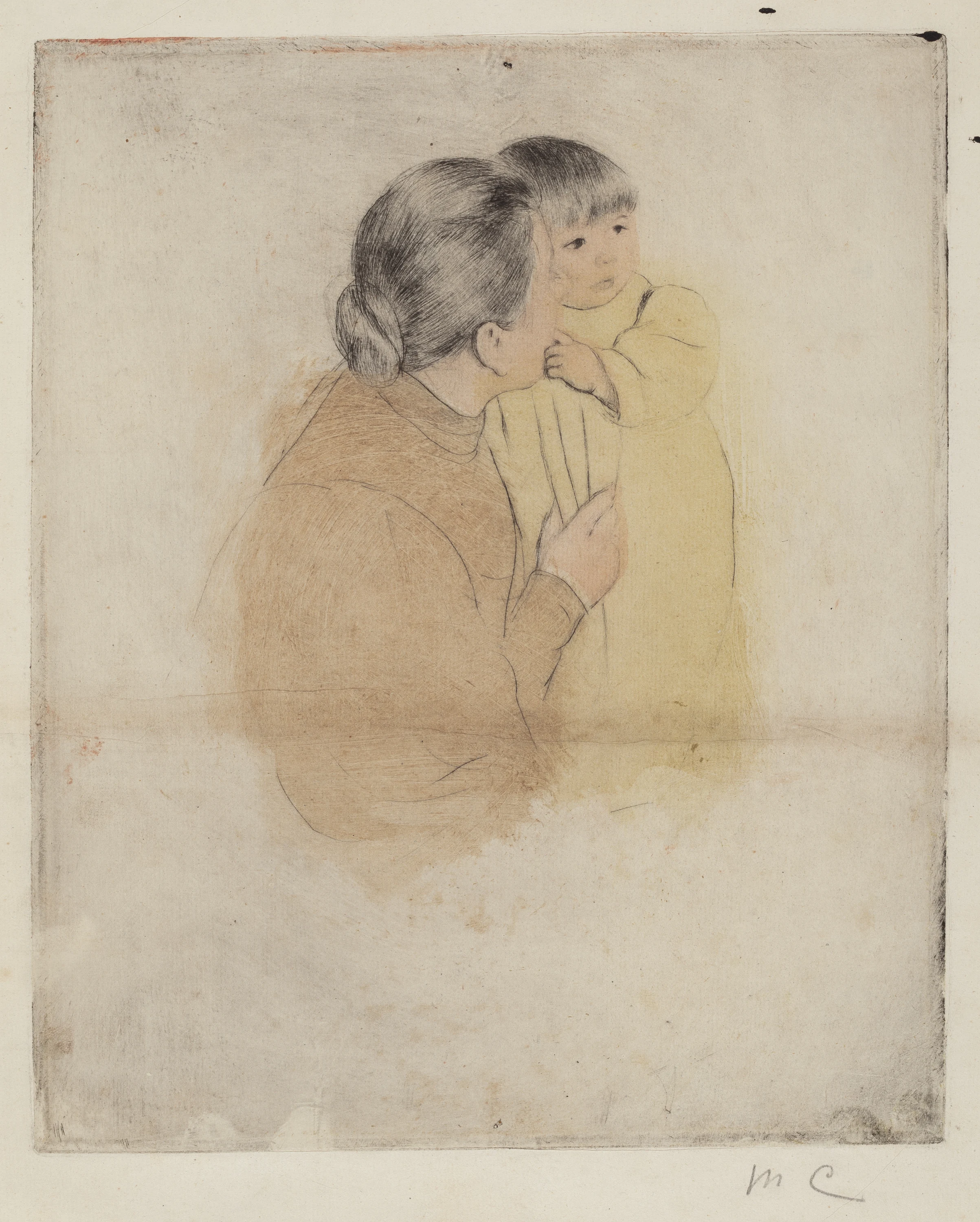 Peasant Mother and Child, Mary Cassatt