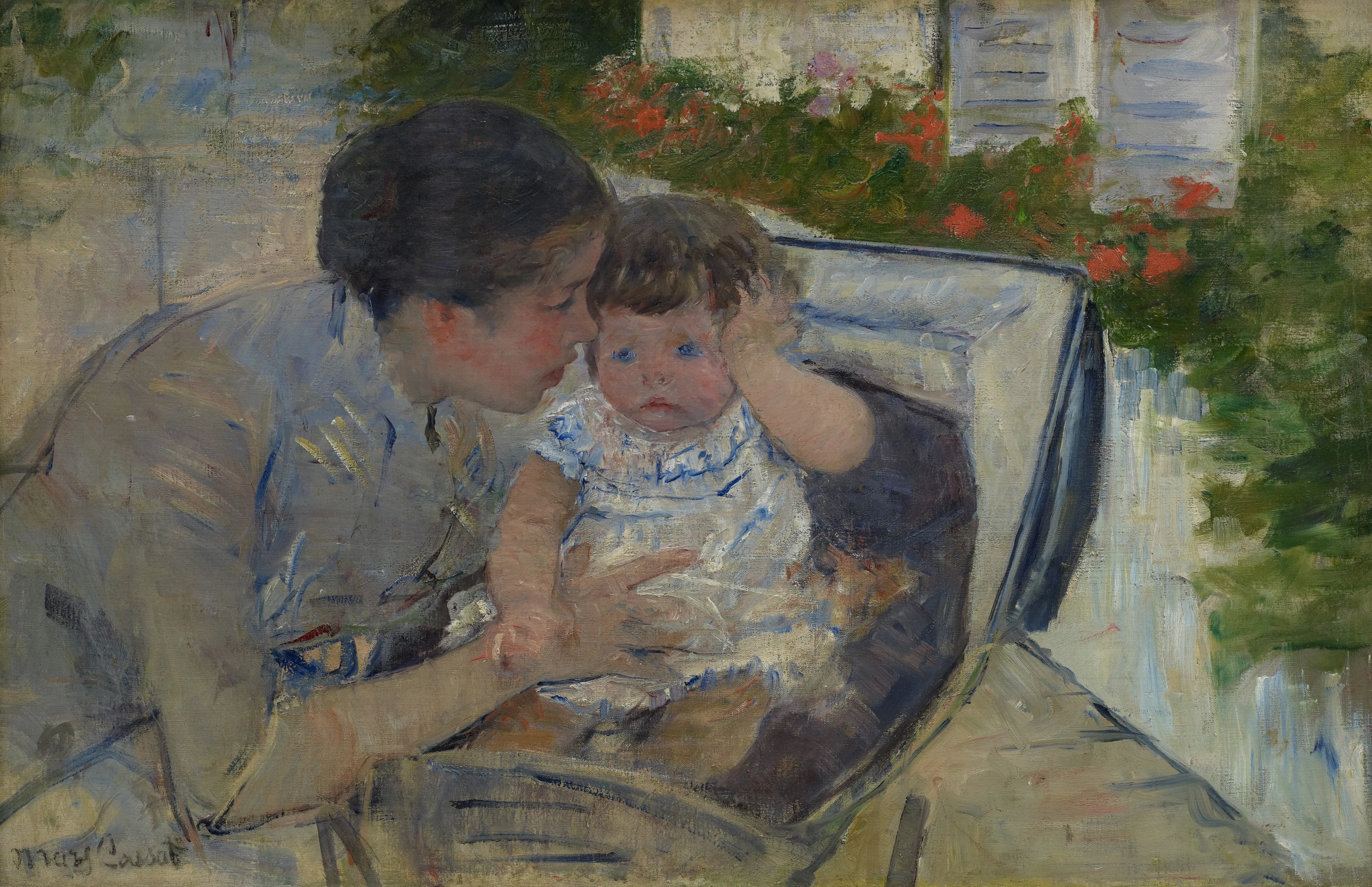 Susan Comforting the Baby, Mary Cassatt