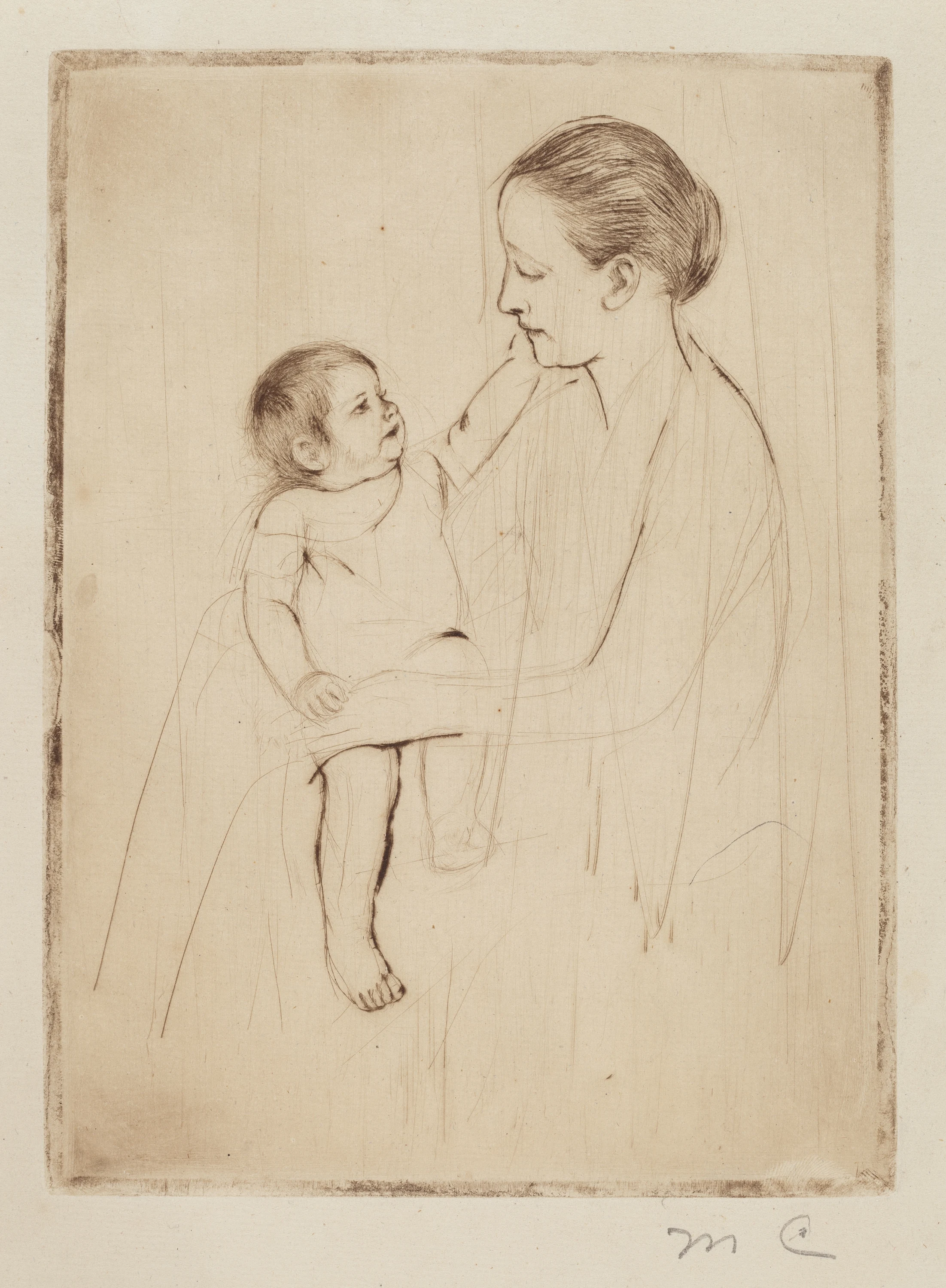 The Caress, Mary Cassatt