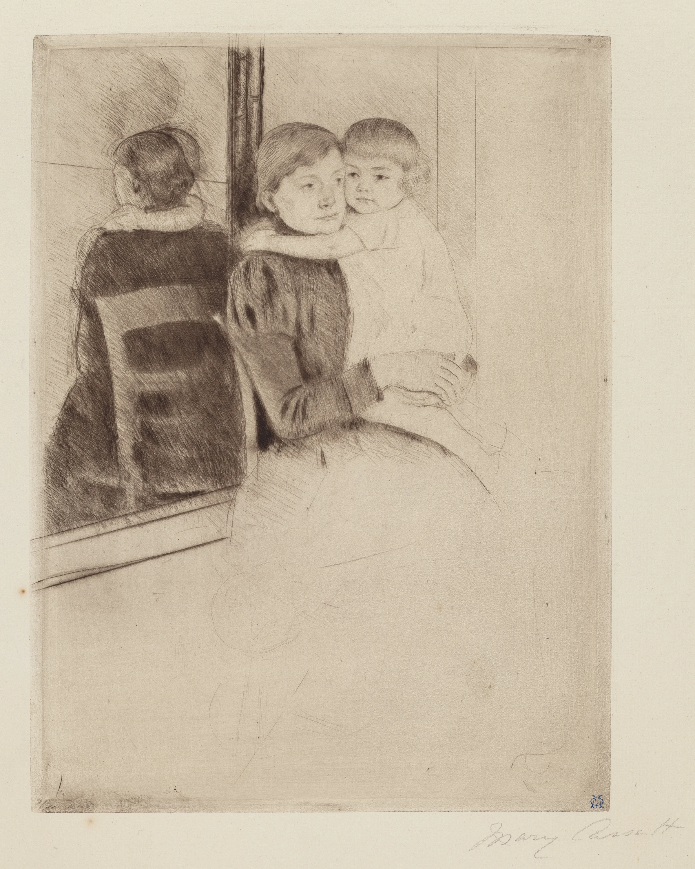 The Mirror, Mary Cassatt