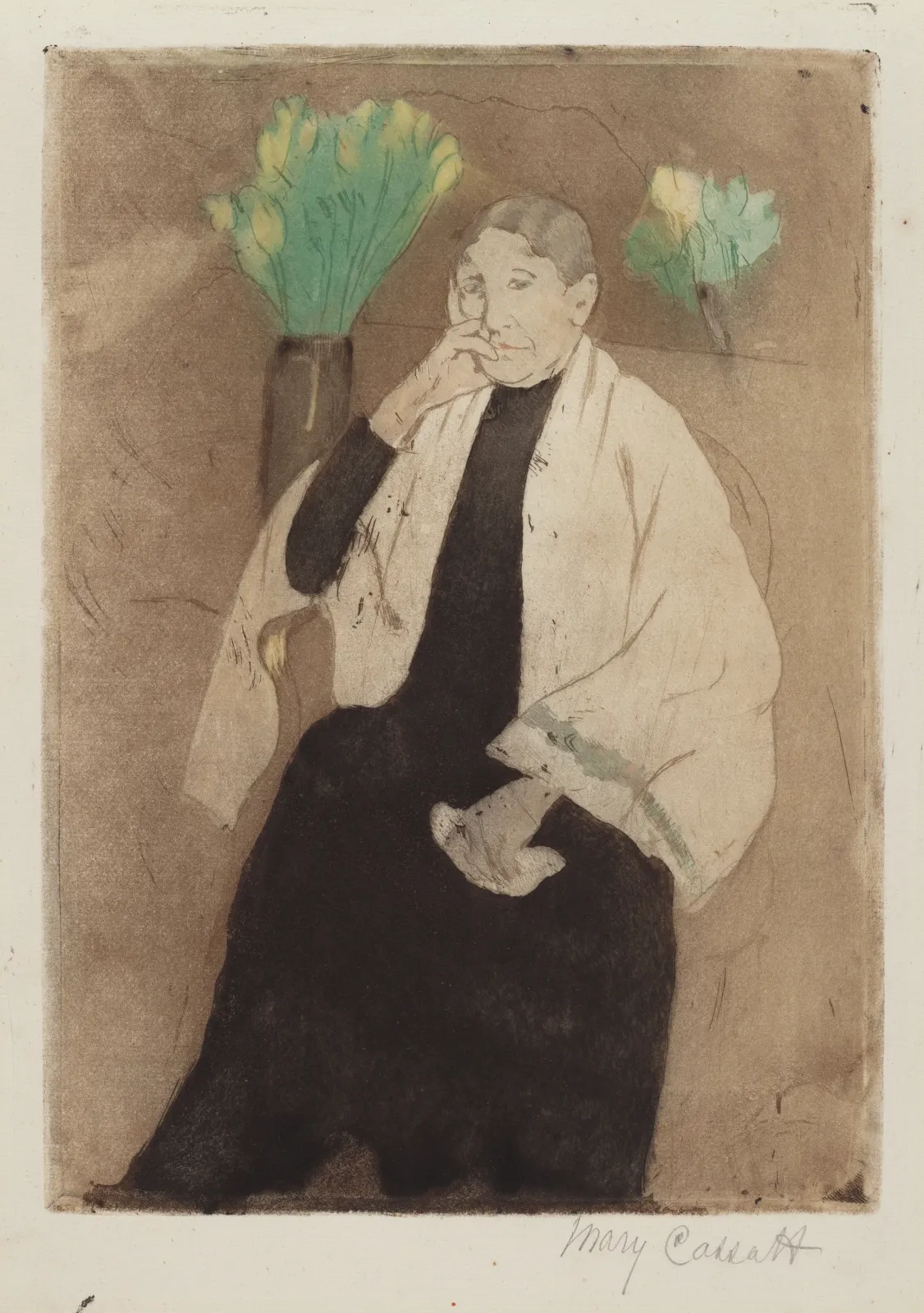 A Portrait of the Artist's Mother, Mary Cassatt