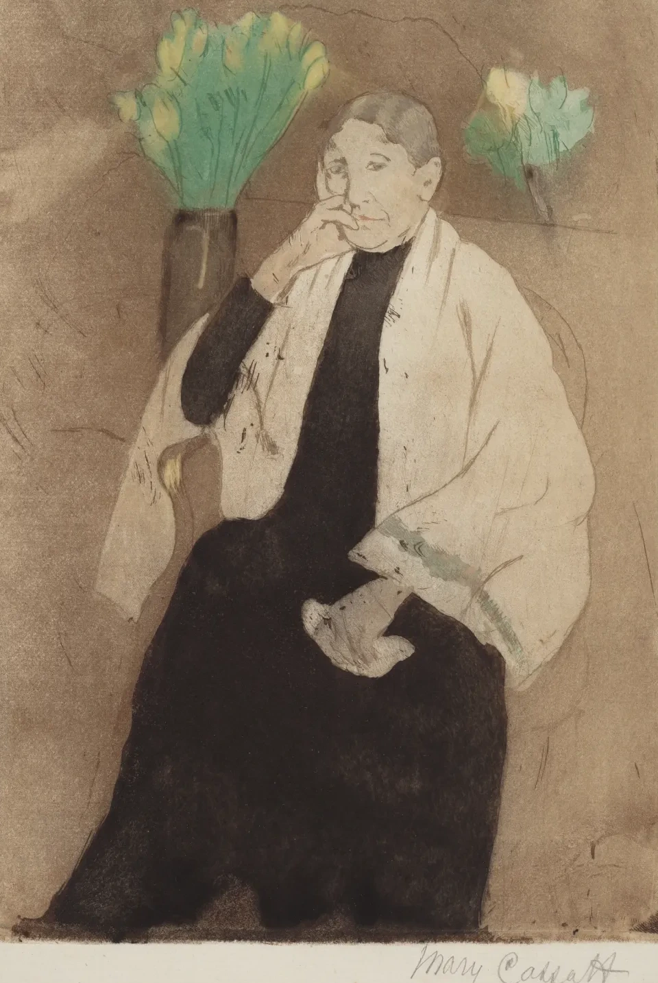 A Portrait of the Artist's Mother, Mary Cassatt