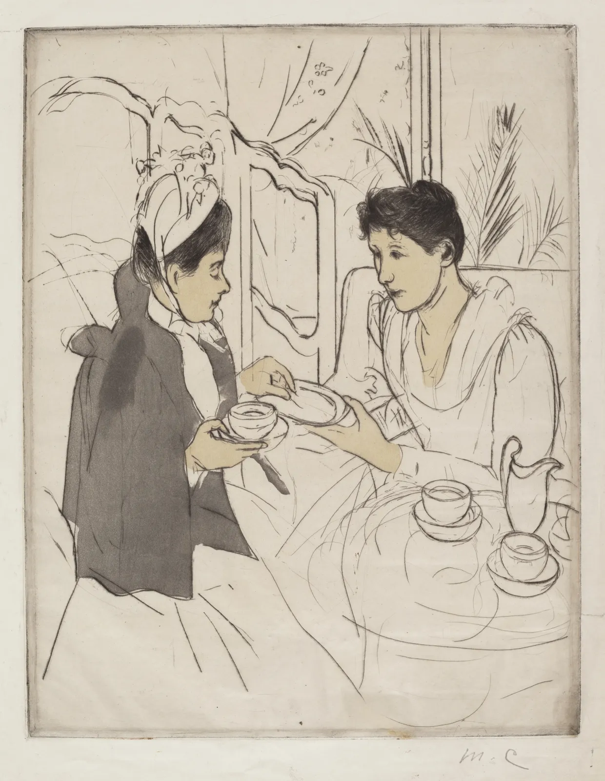 Afternoon Tea Party, Mary Cassatt