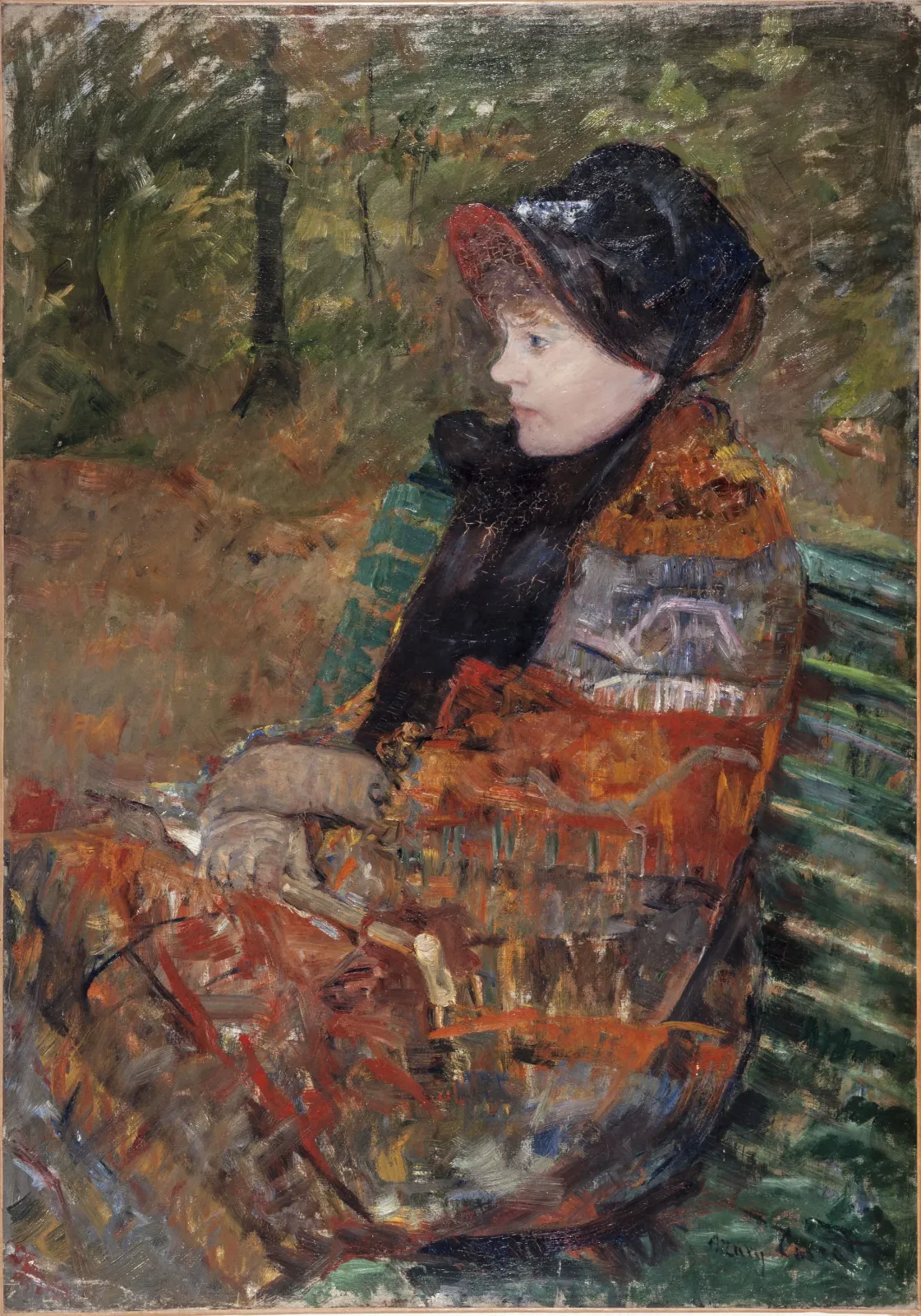 Autumn, Portrait of Lydia Cassatt, Mary Cassatt