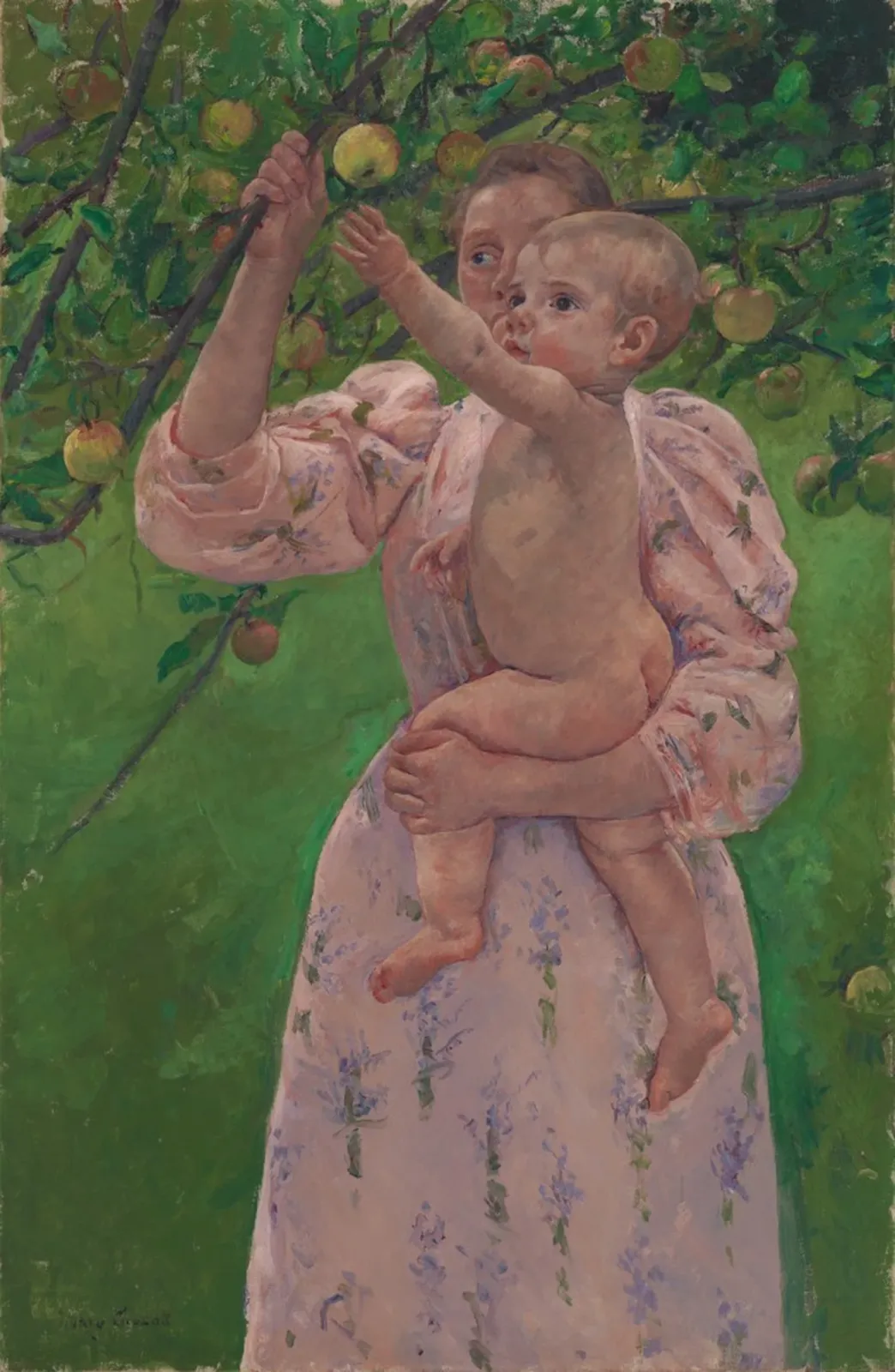 Child Picking a Fruit, Mary Cassatt