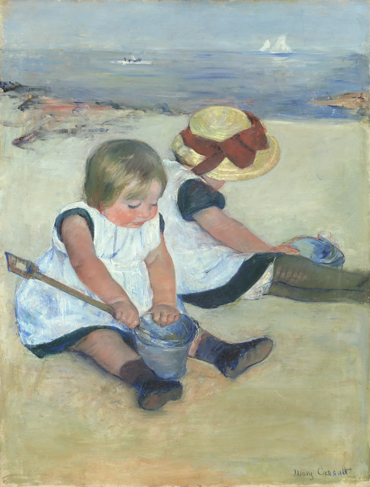 Children Playing on the Beach, Mary Cassatt
