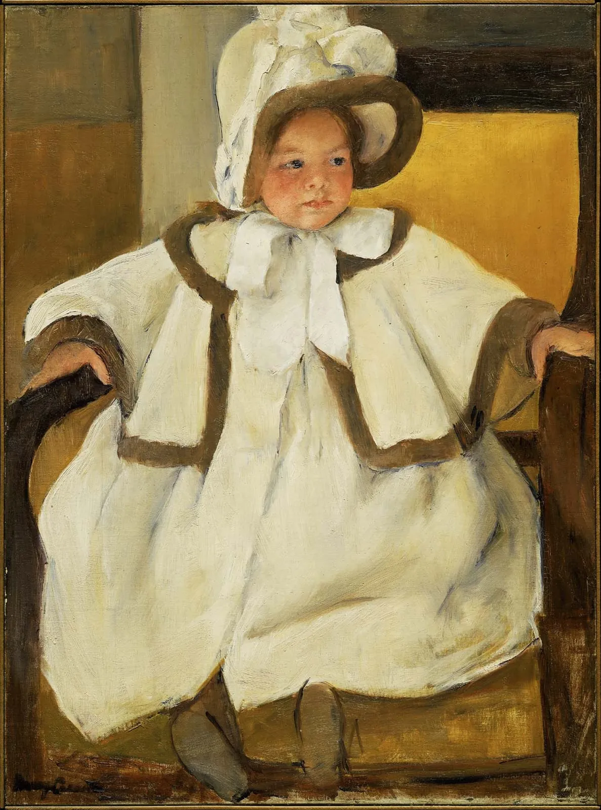 Ellen Mary in a White Coat, Mary Cassatt