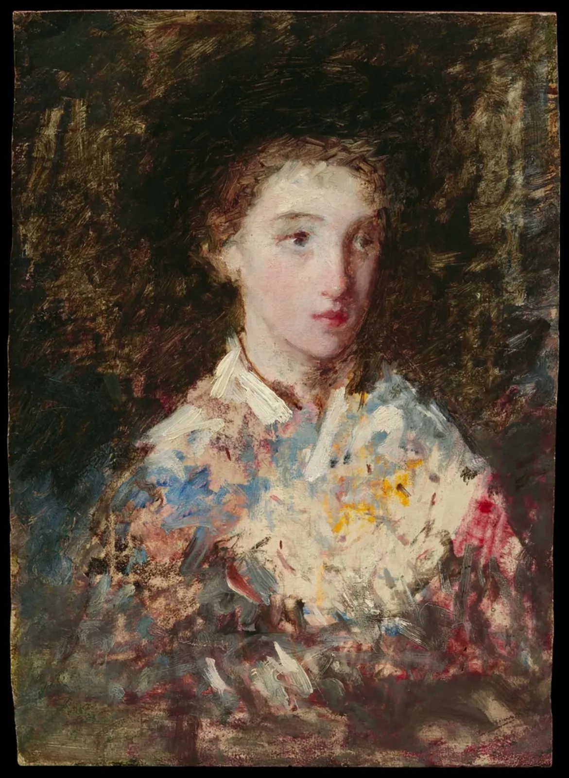 Head of a Young Girl, Mary Cassatt