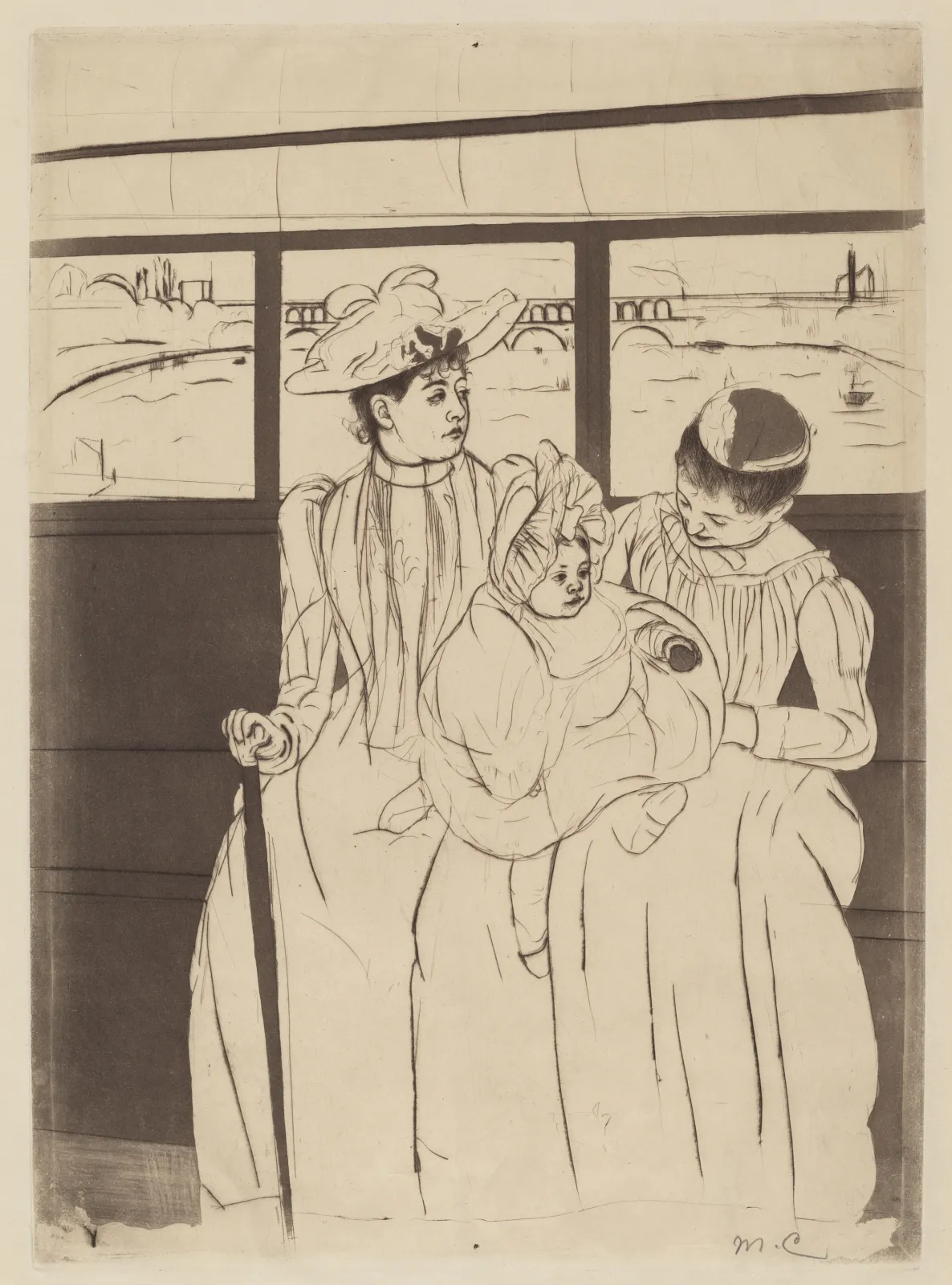 In the Omnibus, Mary Cassatt
