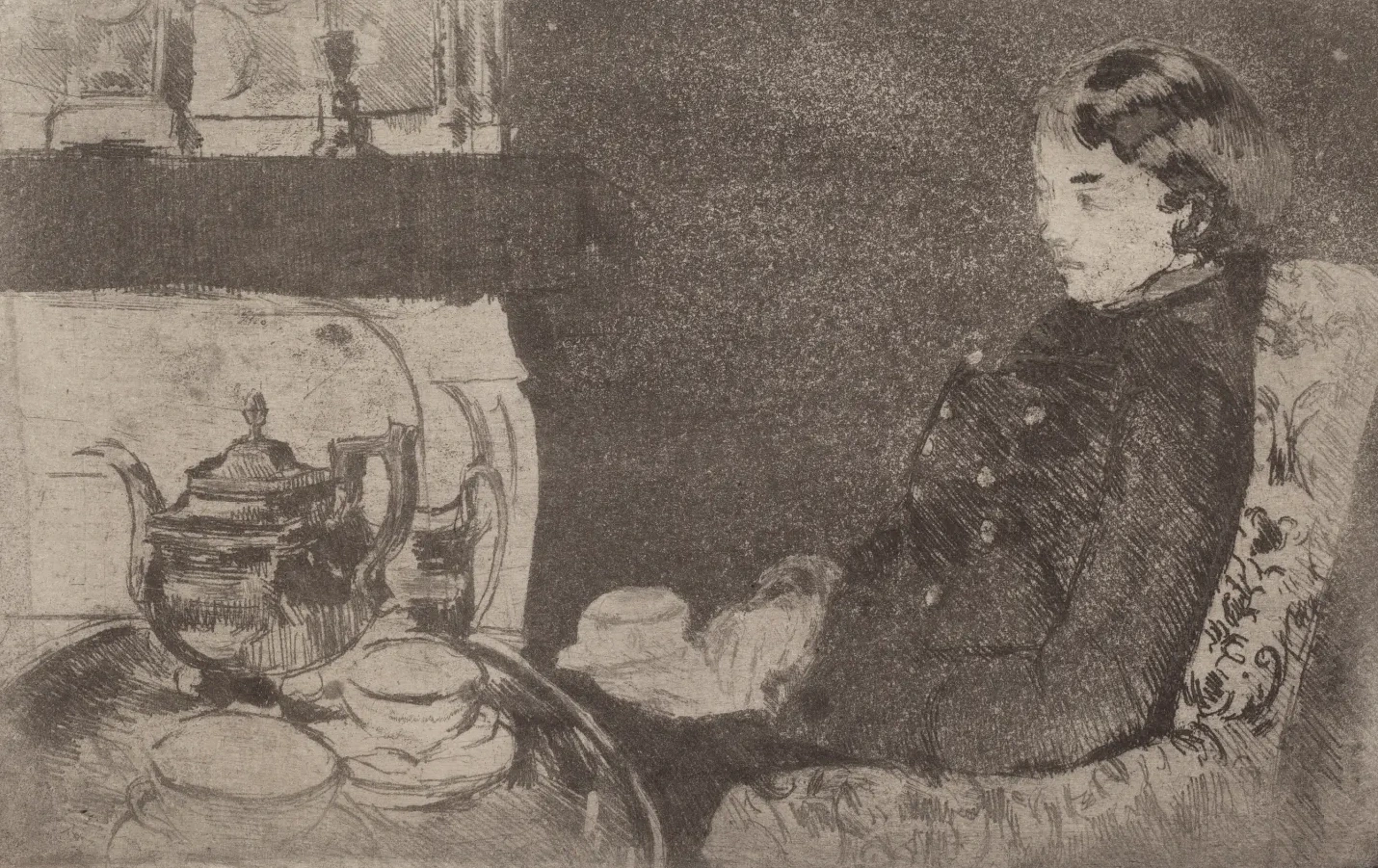 Lydia at Afternoon Tea, Mary Cassatt
