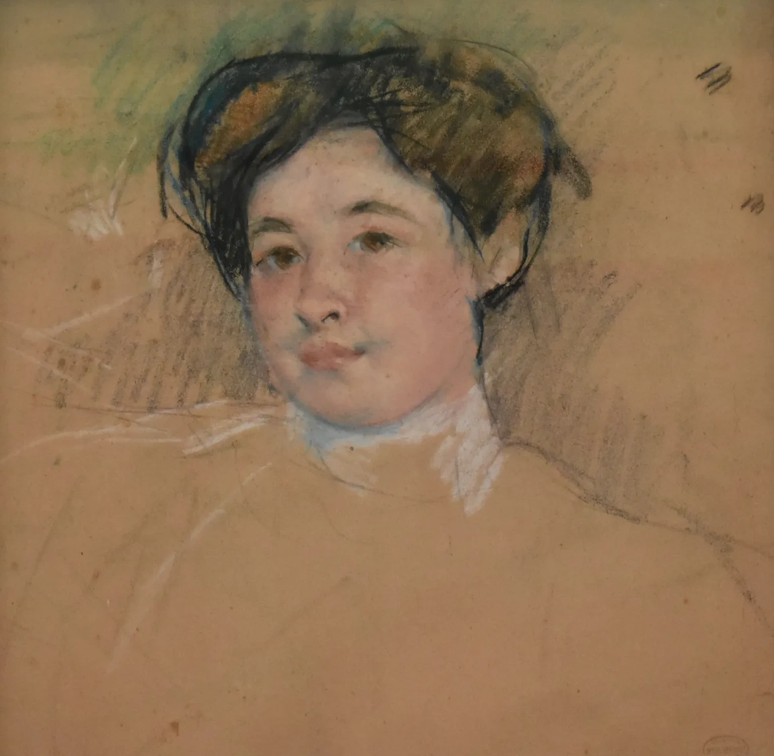 Portrait de jeune femme, Mary Cassatt