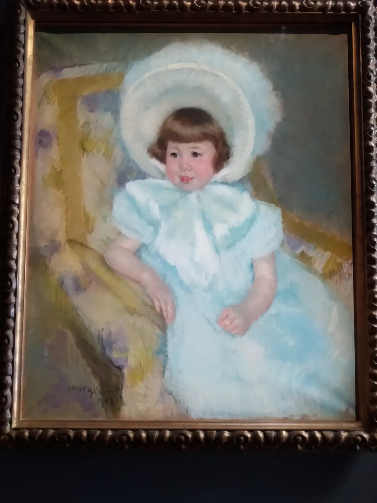 Portrait de Louise-Aurore Villeboeuf enfant, Mary Cassatt