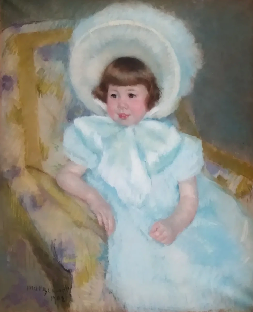 Portrait de Louise-Aurore Villeboeuf enfant, Mary Cassatt