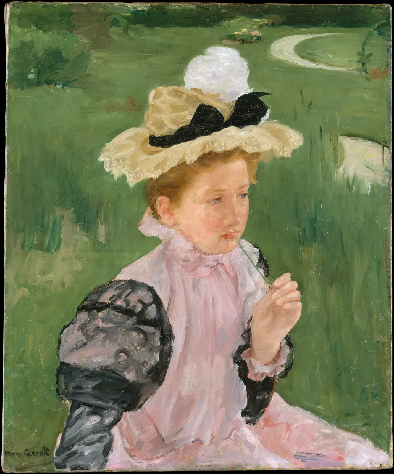 Portrait of a Young Girl, Mary Cassatt