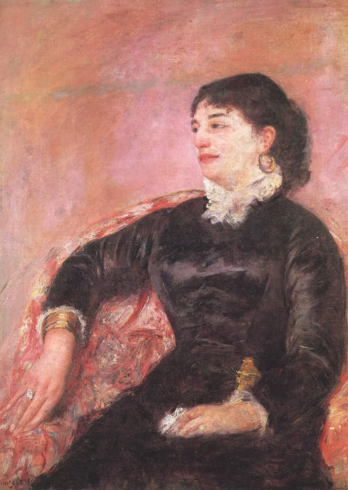 Portrait of an Italian Lady, Mary Cassatt