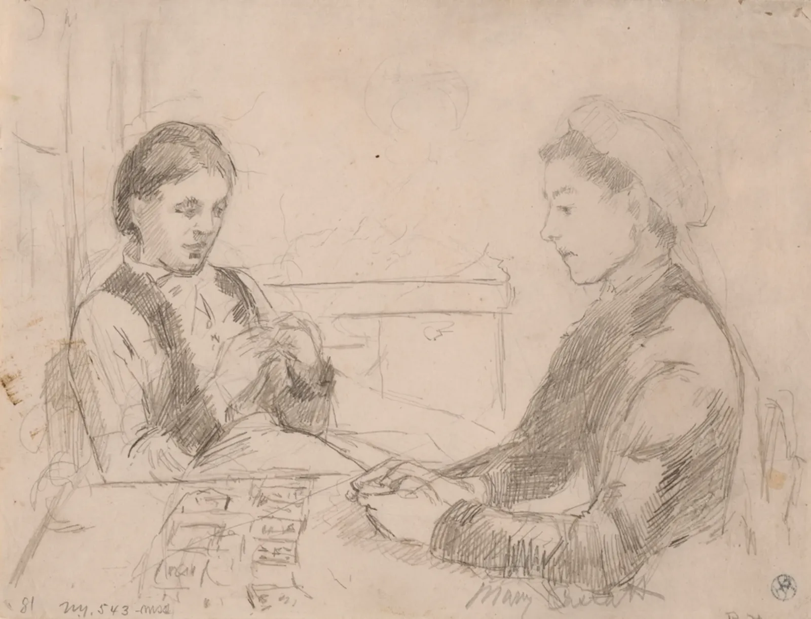 Telling Fortunes, Mary Cassatt
