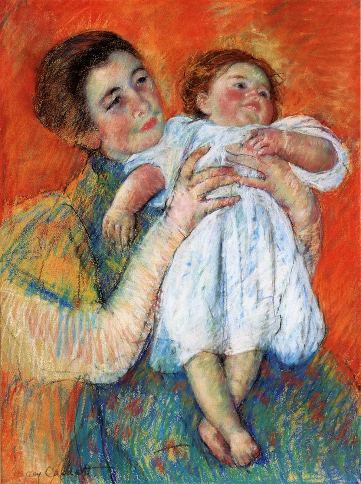 The Barefoot Child, Mary Cassatt