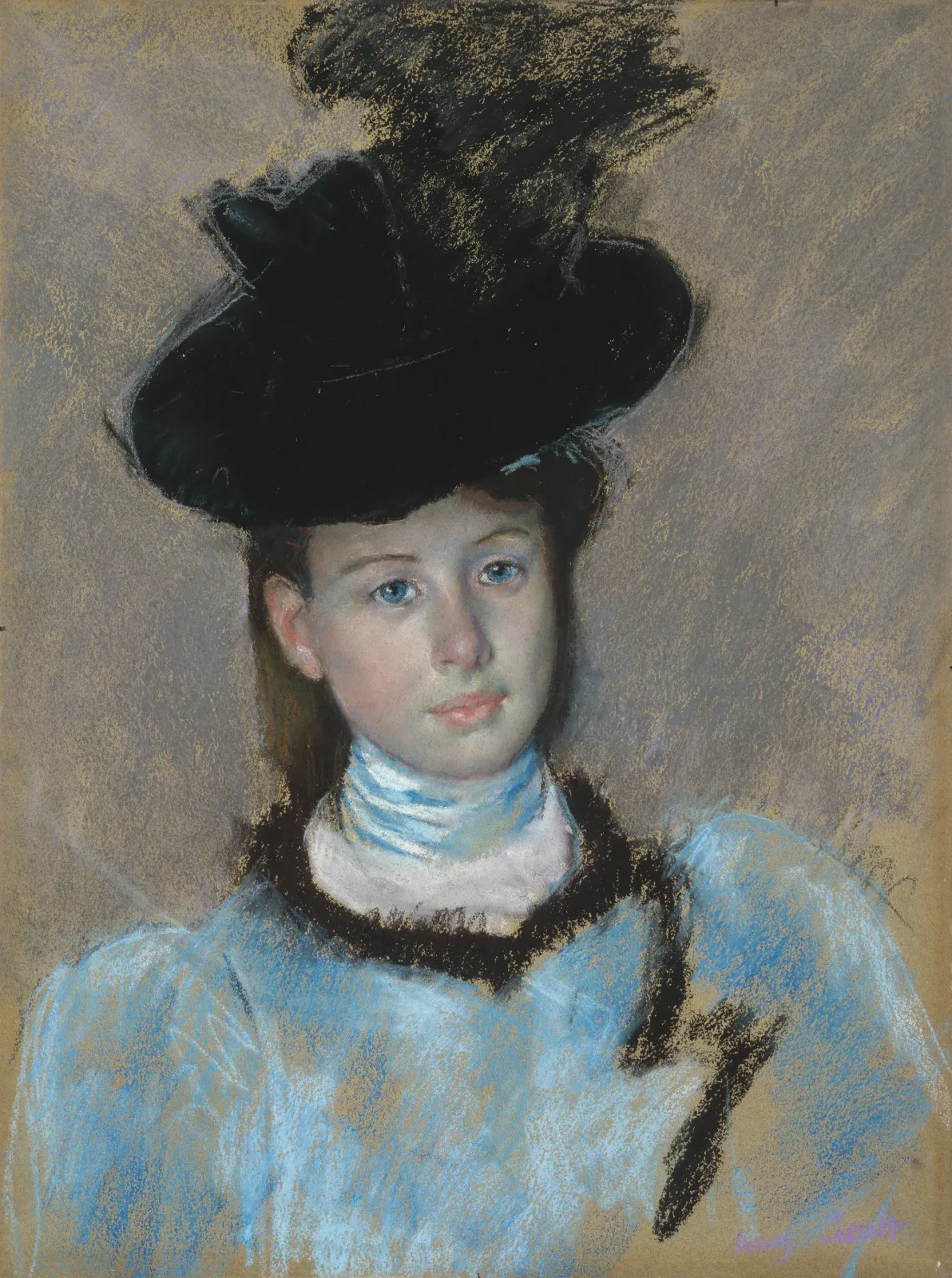 The Black Hat, Mary Cassatt