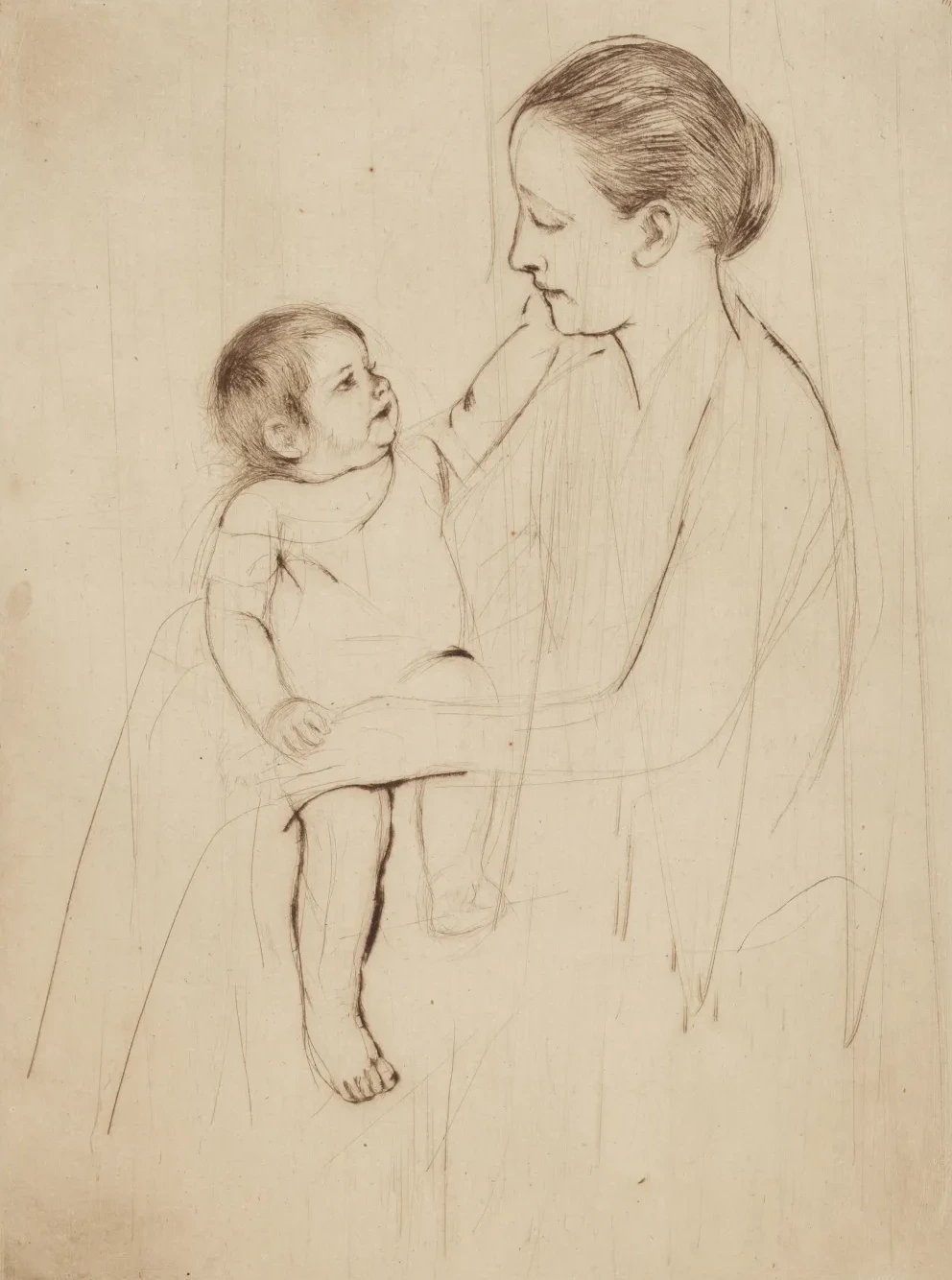 The Caress, Mary Cassatt