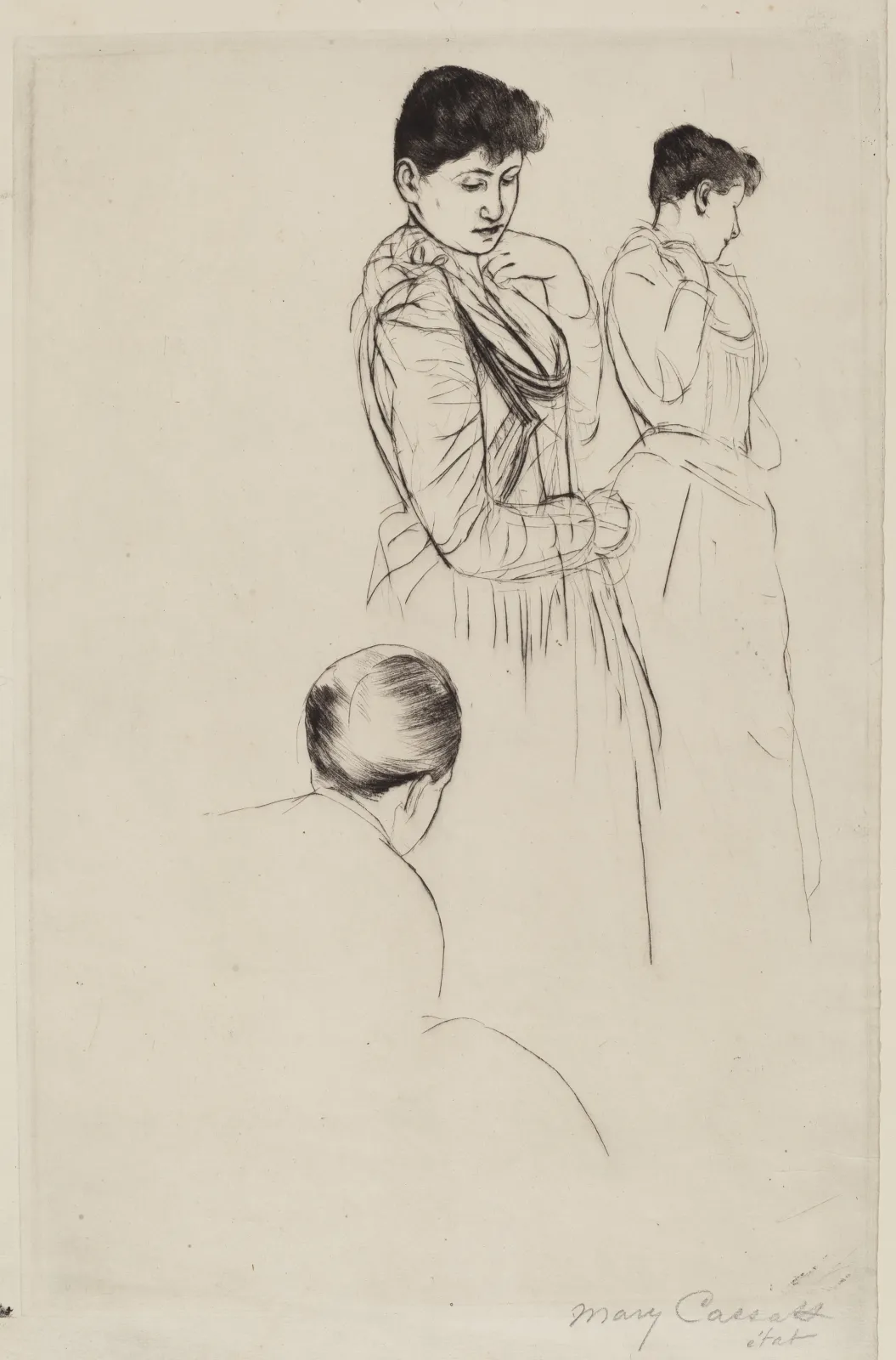 The Fitting, Mary Cassatt