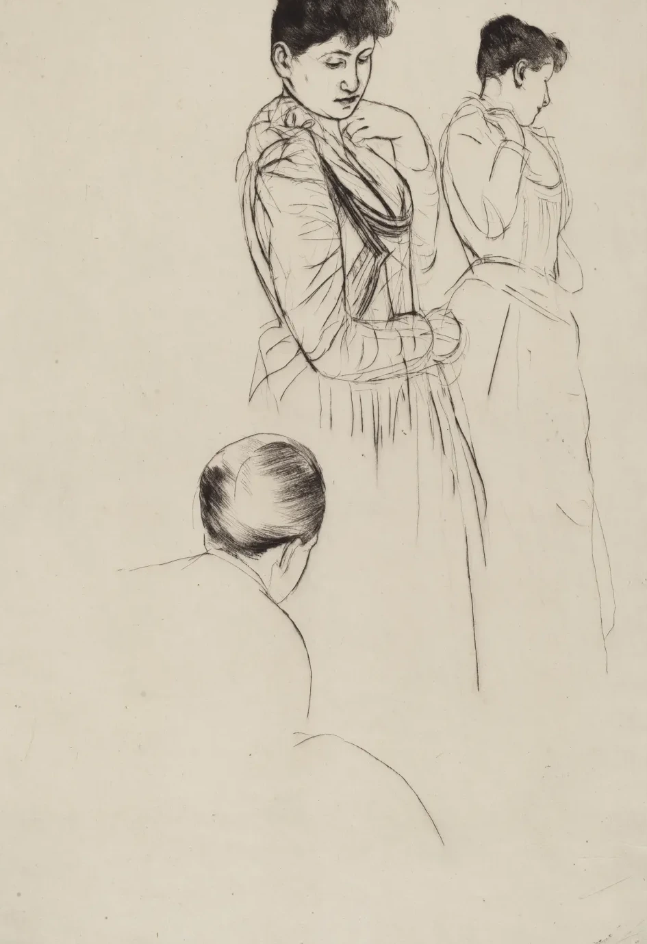 The Fitting, Mary Cassatt