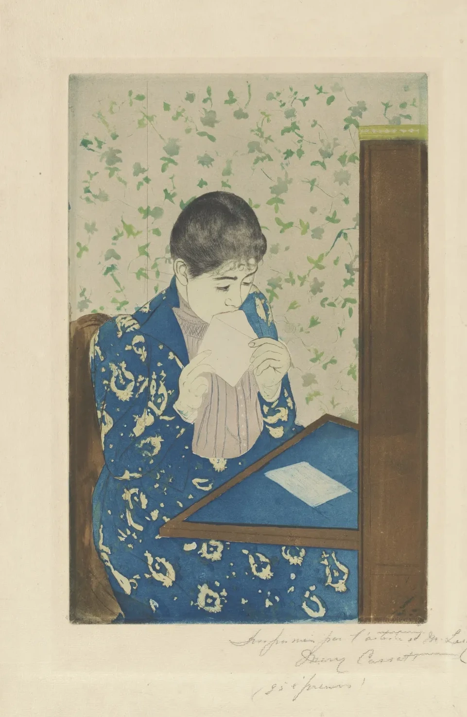 The Letter, Mary Cassatt