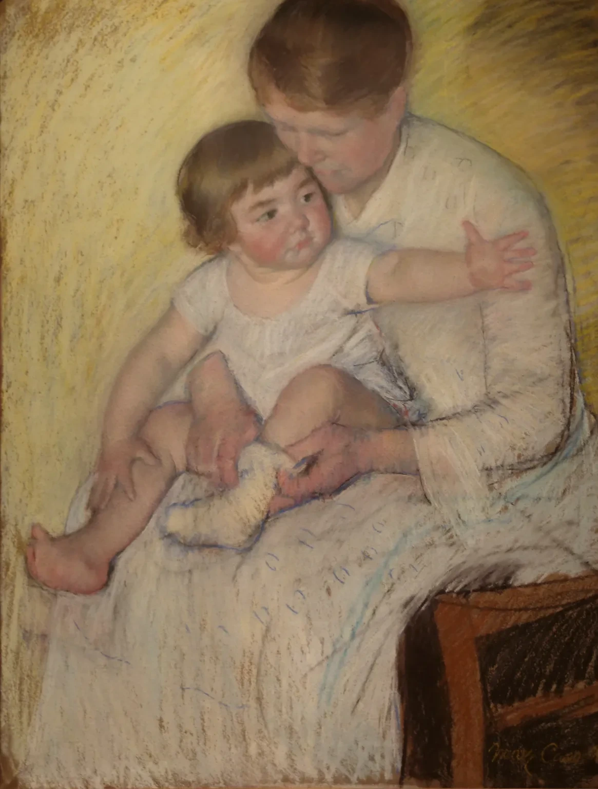 The Stocking, Mary Cassatt