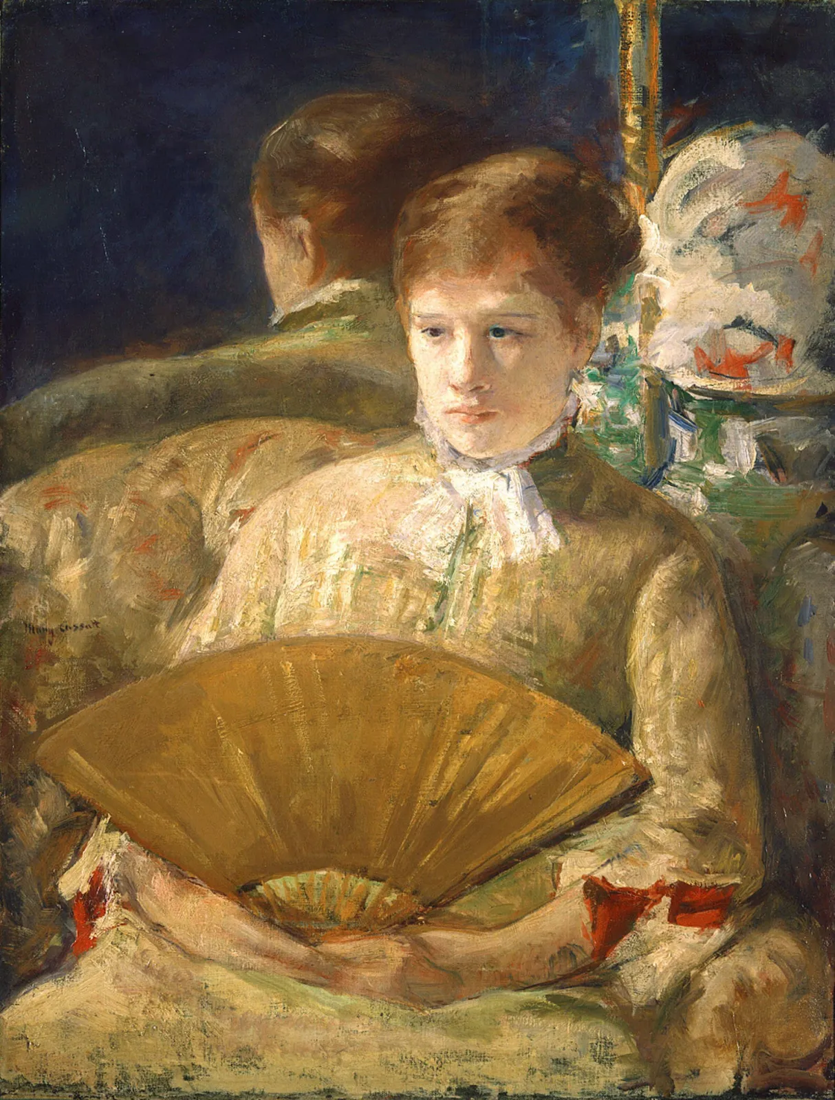 Woman with a Fan, Mary Cassatt