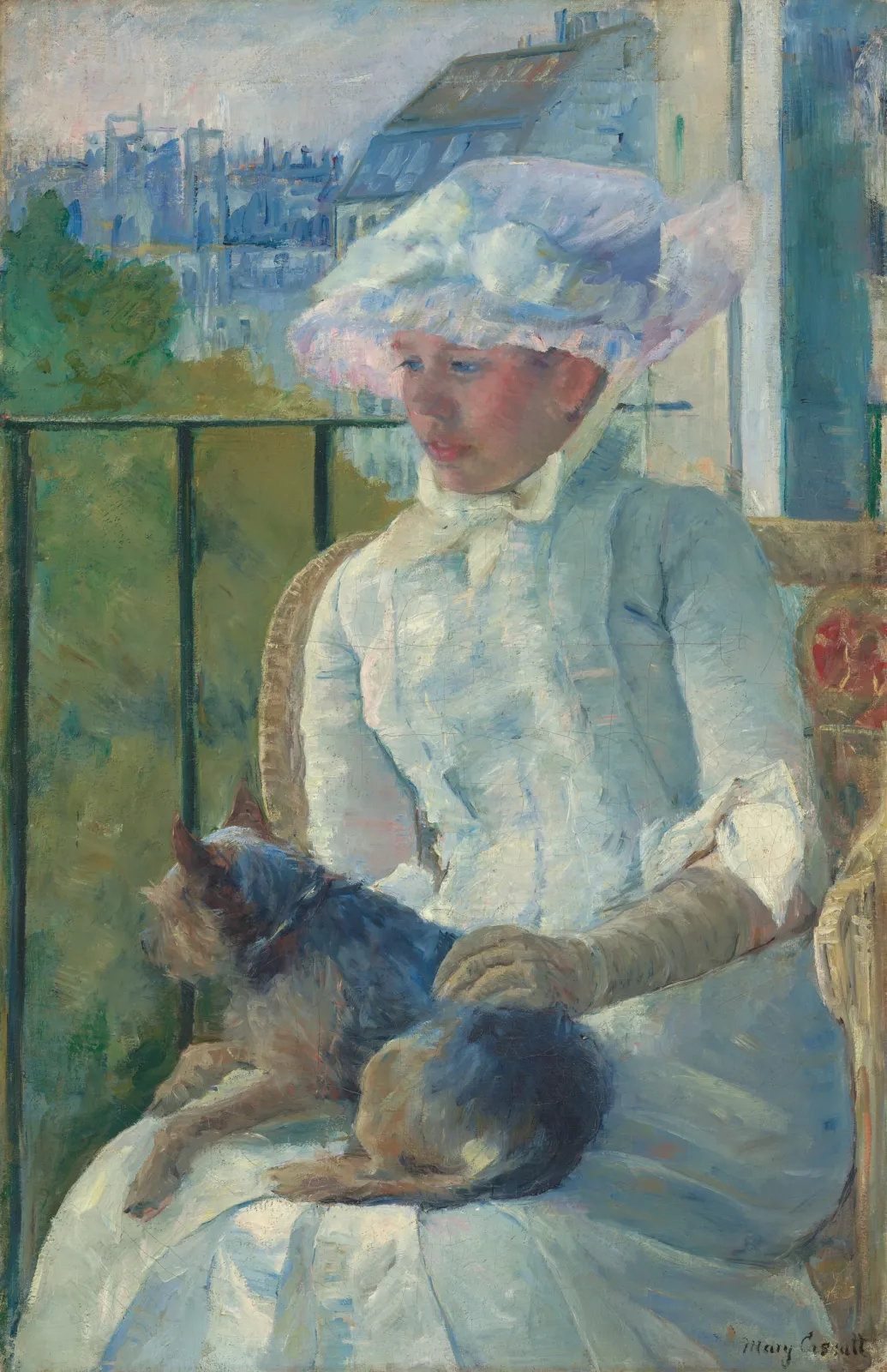 Young Girl at a Window, Mary Cassatt