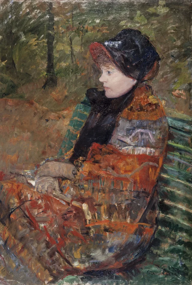 Otoño, retrato de Lydia Cassatt