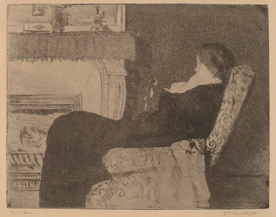 Before the Fireplace (No. 1)