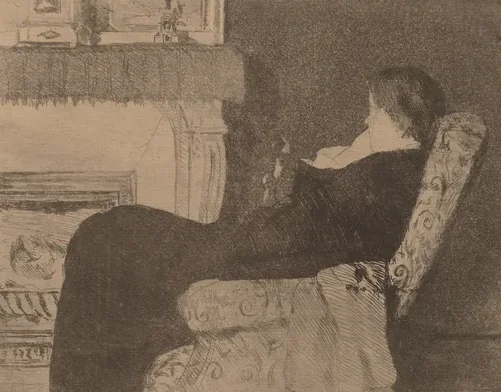 Before the Fireplace (No. 1)