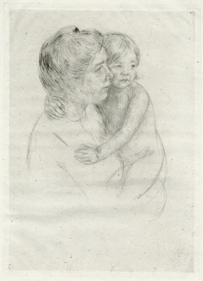 Denise Holding Her Child