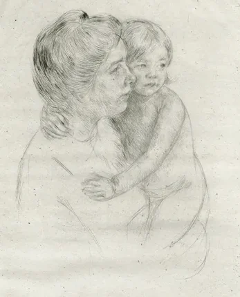 Denise Holding Her Child