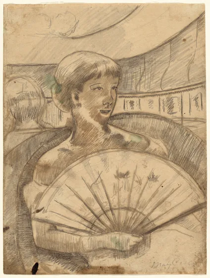 In the Opera Box (No. 3) [recto]