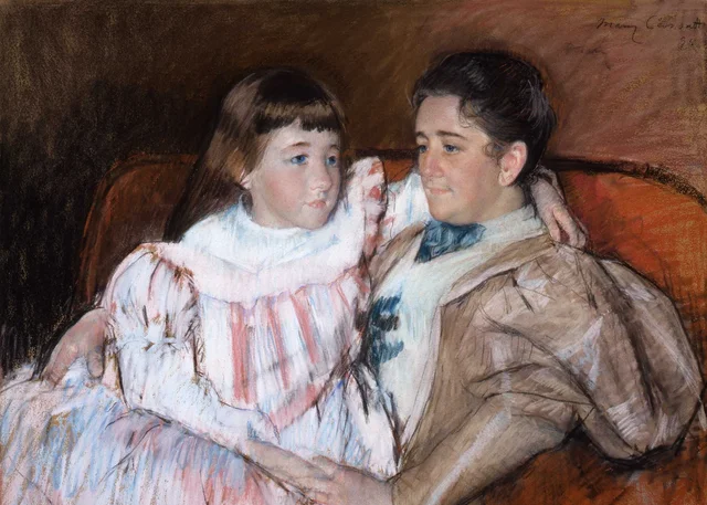 Louisine Havemeyer e sua filha Electra, Mary Cassatt