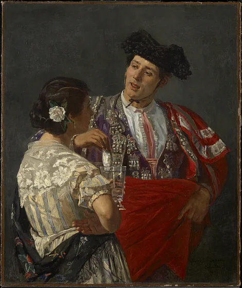 Offering the Panal to the Bullfighter