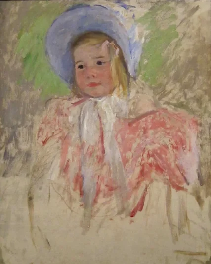 Simone in a Blue Bonnet (No. 1)