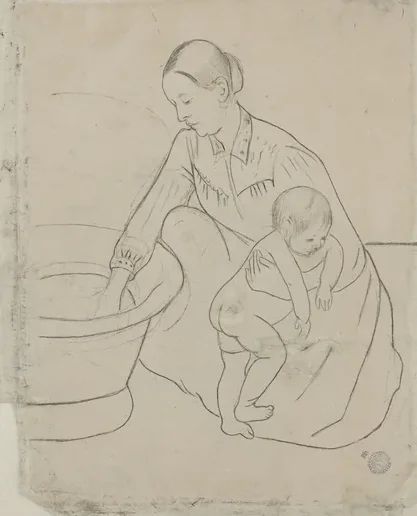 The Bath [verso]