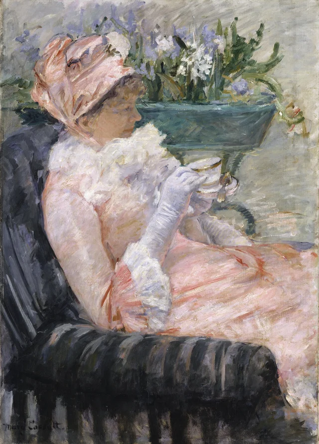 La taza de té, Mary Cassatt
