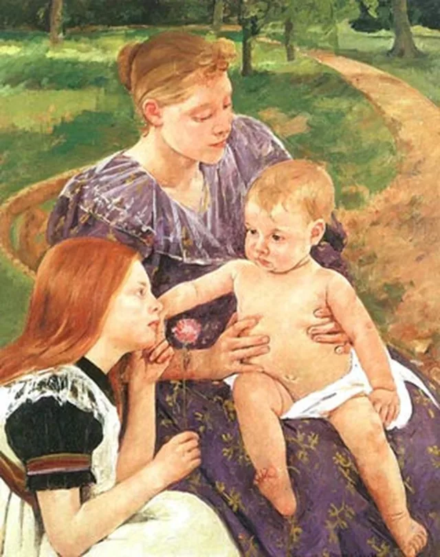 La Famille, Mary Cassatt