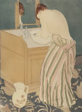 Woman Bathing