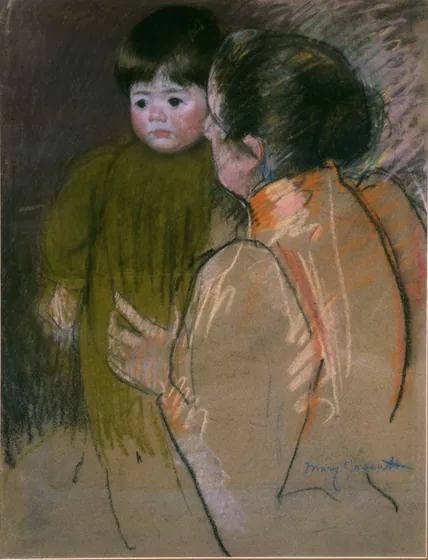 Woman Holding a Child