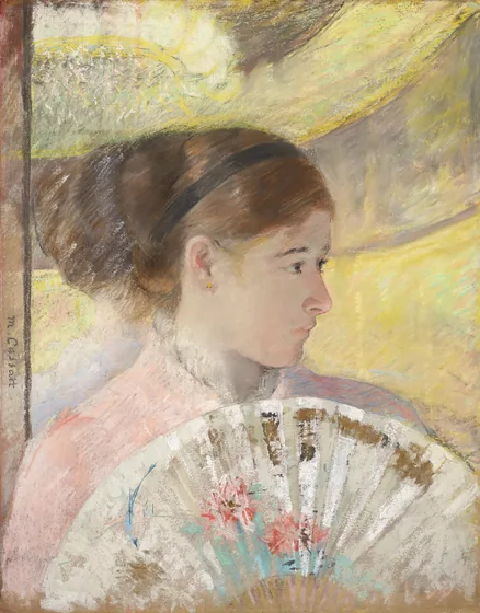 Young Lady in a Loge Gazing to Right