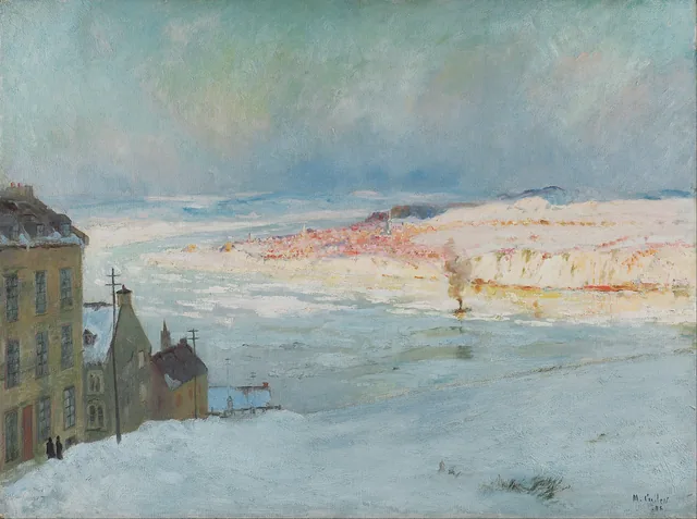 Lévis vista de Quebec, Maurice Cullen