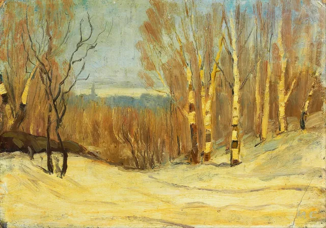Inverno perto de Montreal, Maurice Cullen