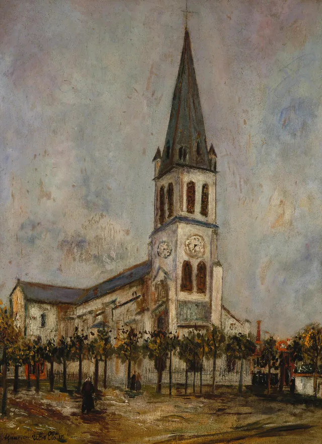 Église de banlieue, Maurice Utrillo