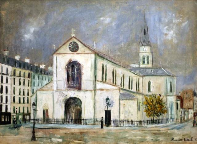 Iglesia de Clignancourt, Maurice Utrillo