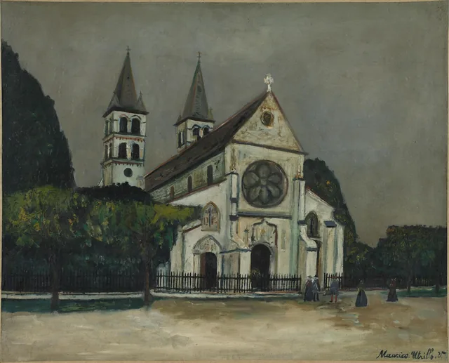 L'église Notre-Dame de Melun, Maurice Utrillo